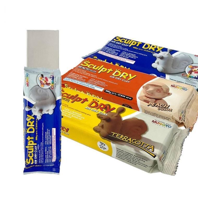 다용도 점토 미술 만들기 찰흙 클레이 500g