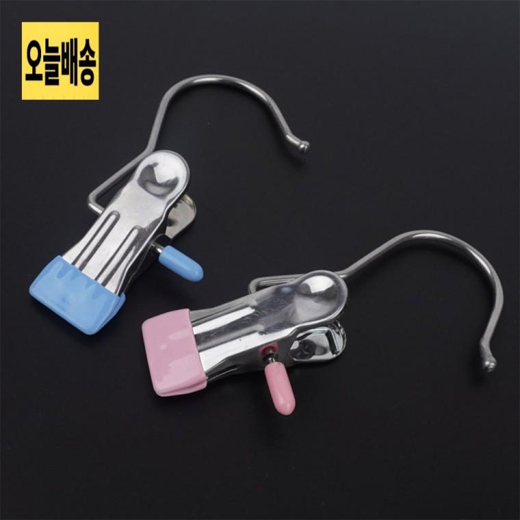 스텐 다용도 싱글 집게걸이 1P 싱글집게걸이 집게걸이1P 부엌집게걸이