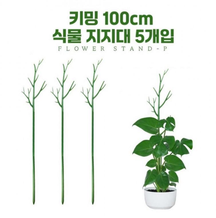 다용도 식물 화분 화초 몬스테라 넝쿨 지지대 받침대 100cm 5개입