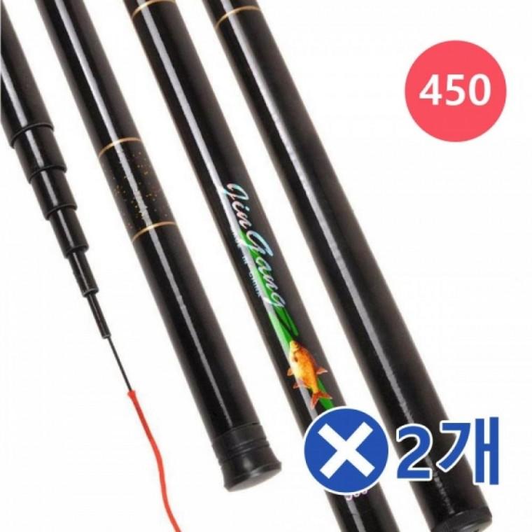 다용도 민장대 풀세트x2개-450 낚시장비 낚싯대 레저