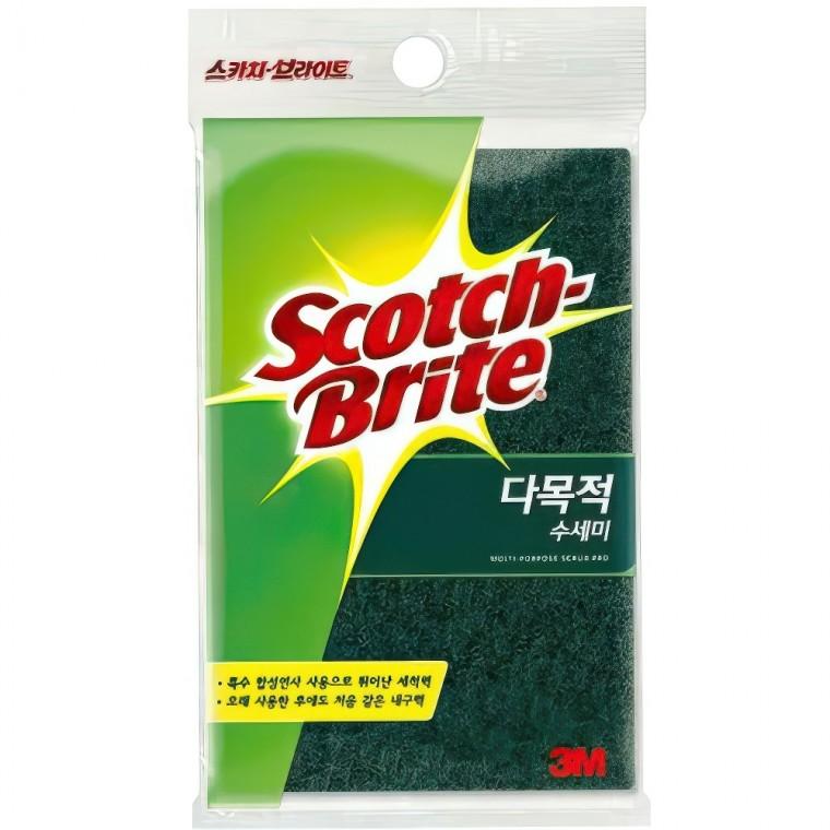 3M 다용도 설거지 청소 주방 강력세척 청수세미 소1개 싱크대 브러쉬 컵