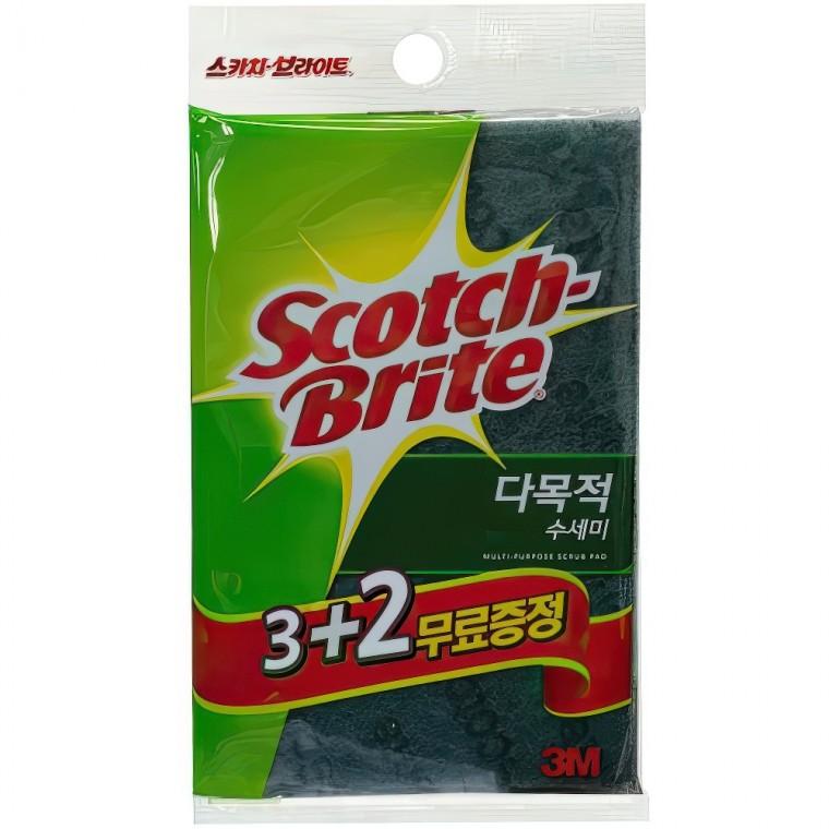 3M 다용도 설거지 청소 주방 강력세척 청수세미 소5개 컵 싱크대 찌든때