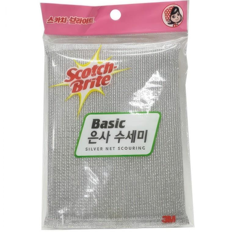 3M 다용도 주방 설거지 청소 세척 은사 수세미 1P 때지우개 컵 그릇