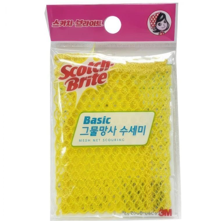3M 다용도 주방 설거지 청소 세척 그물망사 수세미 그릇 컵 브러쉬