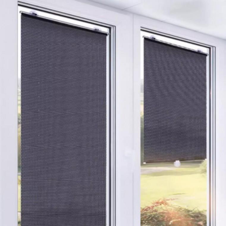 차량 암막 커튼 흡착식 다용도 창문 햇빛 가리개 롤 타입