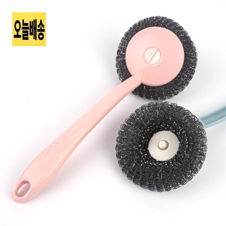 손잡이 철수세미 청소솔 다용도핸디수세미 손잡이철수세미 주방청소솔