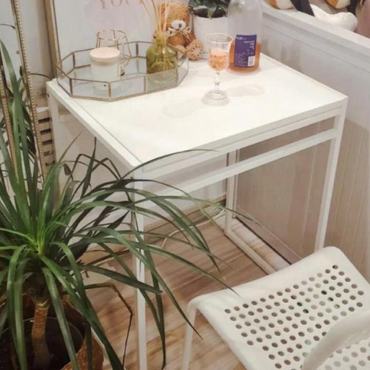 사이드 다용도 접이식 테이블 폴딩 베드 침대 탁자 식탁