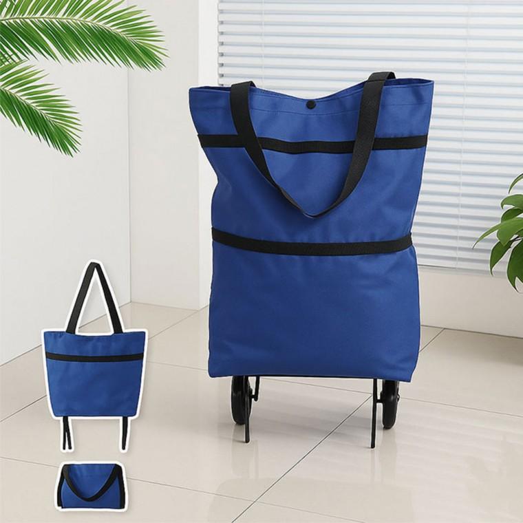 변형 가능한 바퀴 달린 방수 장바구니 겸 다용도 가방