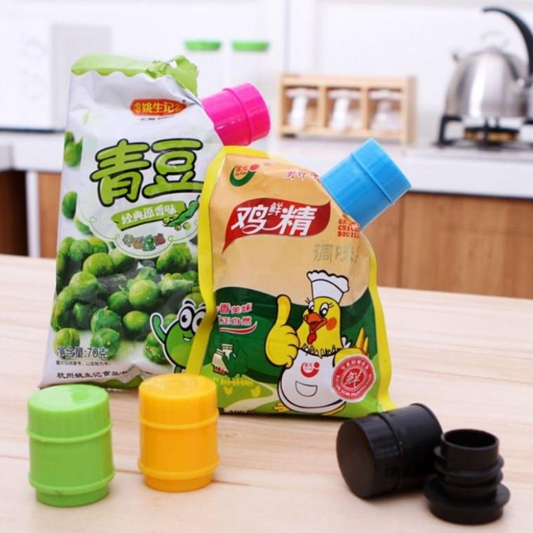 마개형 봉지 밀봉 밀폐 클립 집게 밀봉기 캡 씰링집게 다용도집게 비닐 스낵 스틱