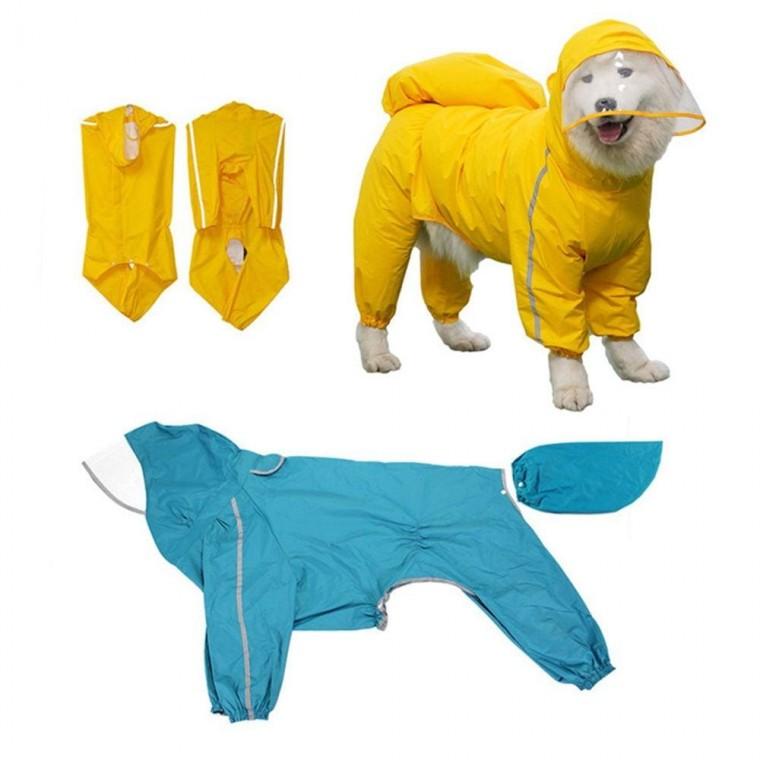 대형견 레인코트 우비 바람막이 애견비옷 외출 12XL 외출 강아지 중형견 아웃도어 판초 비옷