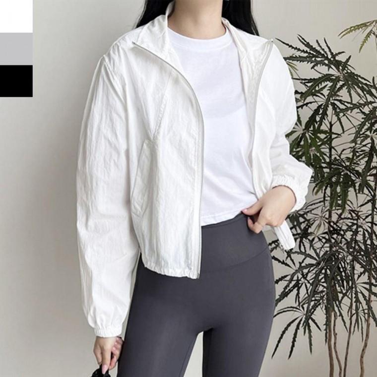 여성 가벼운 바람막이 점퍼 1P 운동복 데일리 웨어