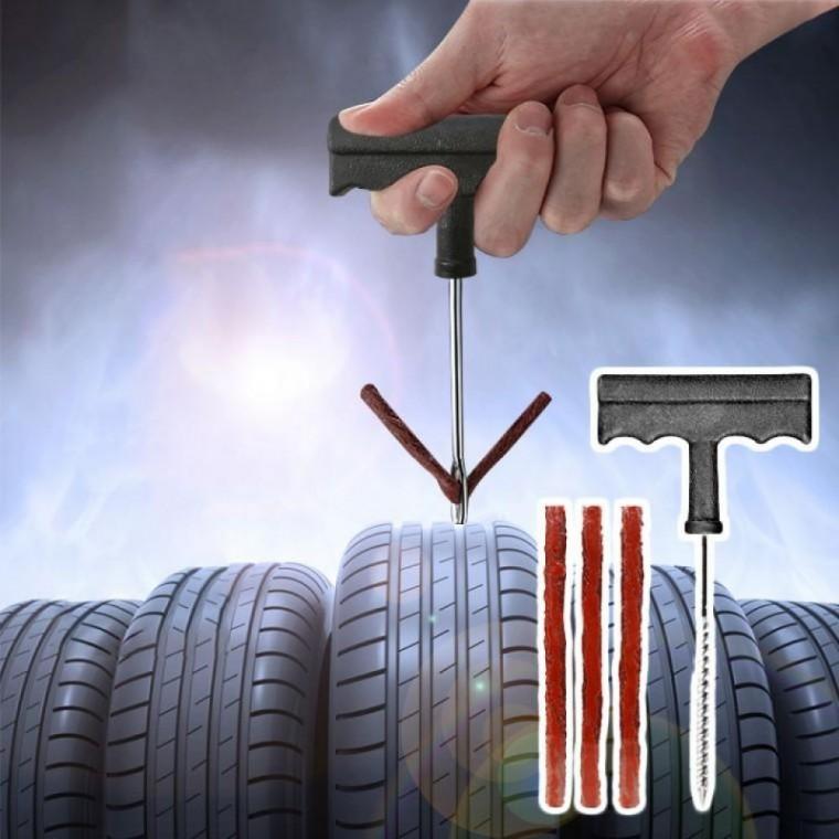 EA 차량용 타이어 펑크 수리 키트 공구세트 차량