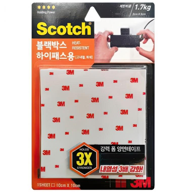 3M 강력 폼 양면 테이프 하이패스 블랙박스 접착 차량용 작업용 자동차
