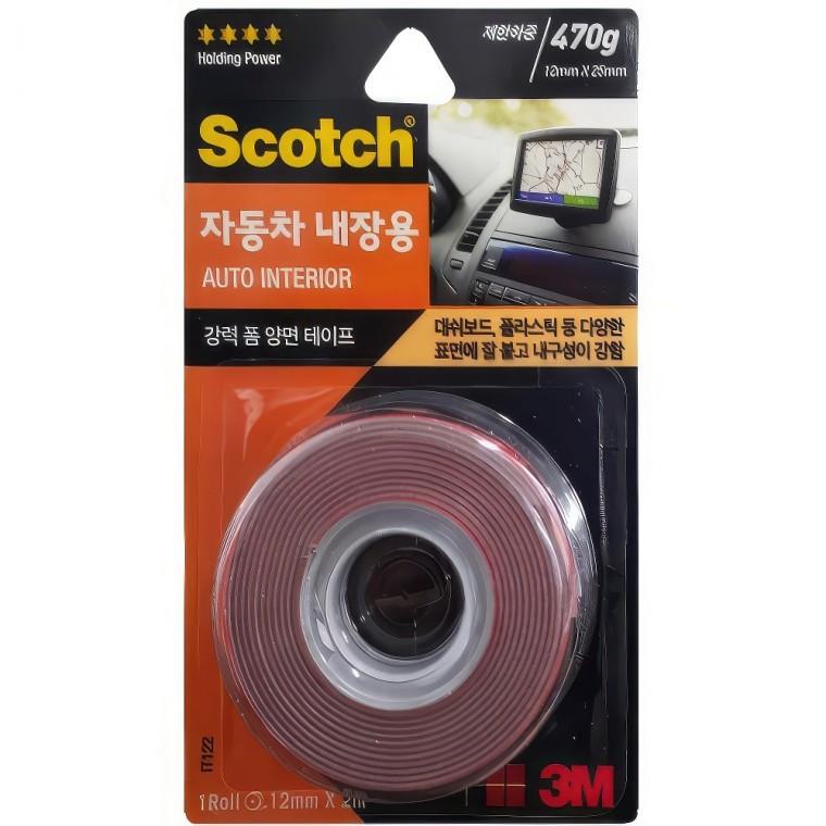 3M 차량용 대시보드 고정 접착 인테리어 양면 테이프 만능 부착 DIY 학교