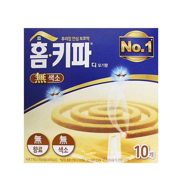 홈키파 디 모기향 무색소10개 2코일X5 -TJ/살충제/해충퇴치/모기향/모기퇴치/해충퇴치/피우는모기향