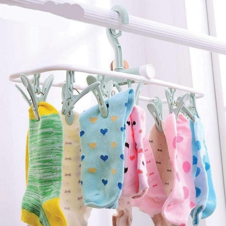 빨래집게 사각 양말 속옷 건조 옷걸이 건조대 옷집게 수건 여행용 천장 캠핑용
