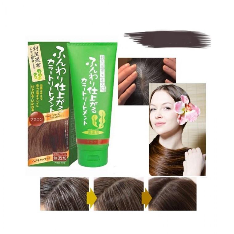 루미나D 리시리 새치커버 염색 헤어 컬러 트리트먼트 브라운 가정용