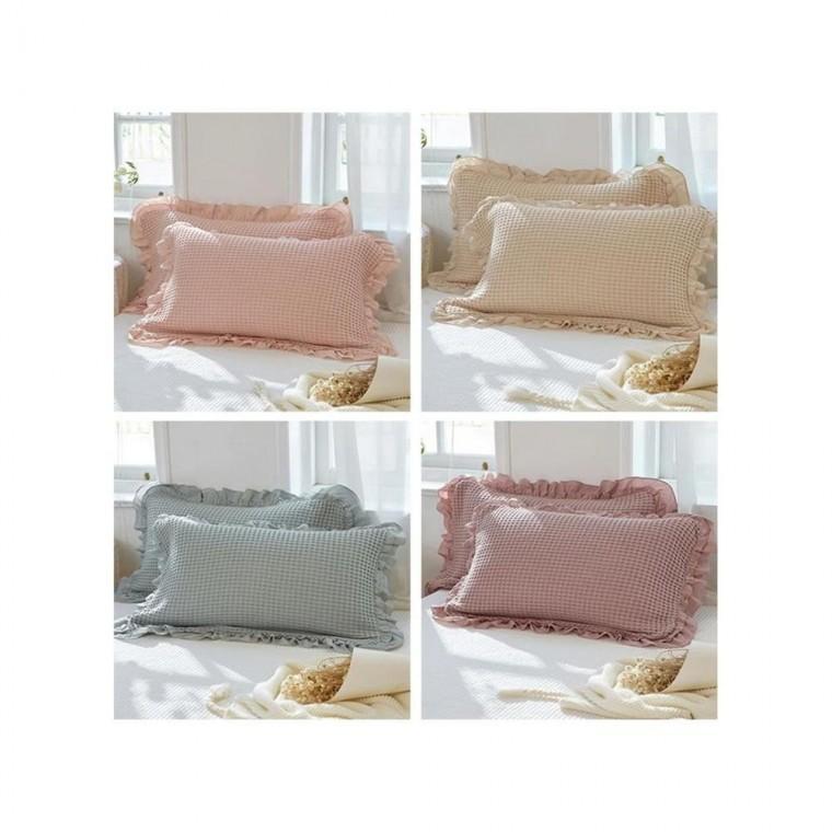 루미나D 순면 프릴 베개커버 호텔식 침구 베개수건 가정용 주방용