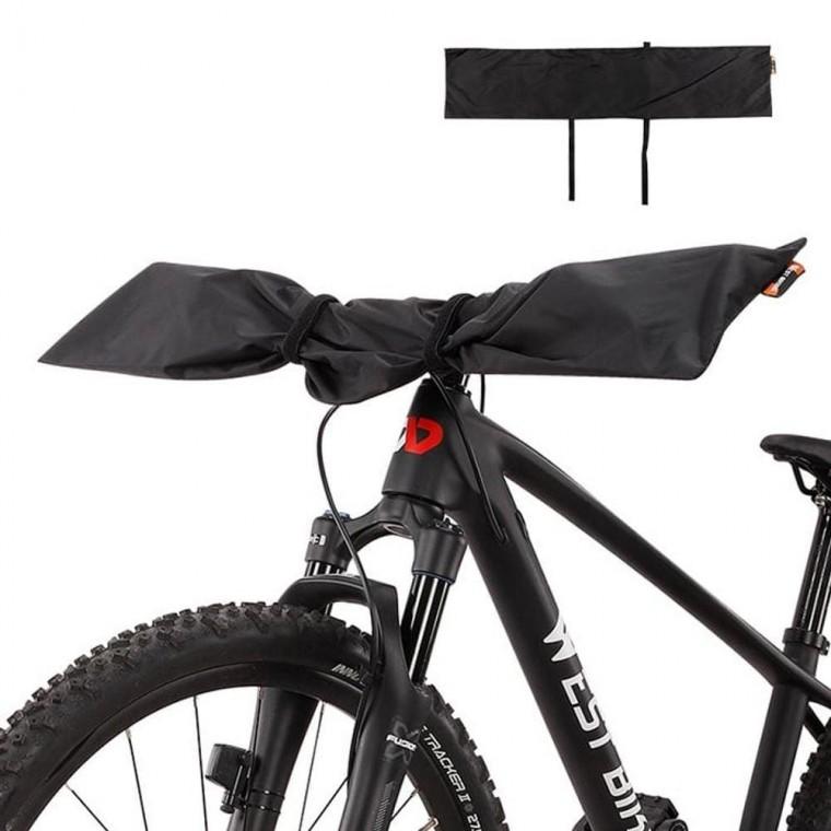 자전거 핸들바 레인커버 보호 덮개 방진 방수 야외 햇빛차단 핸들바 방진커버 간편설치 자전거 저전거용품