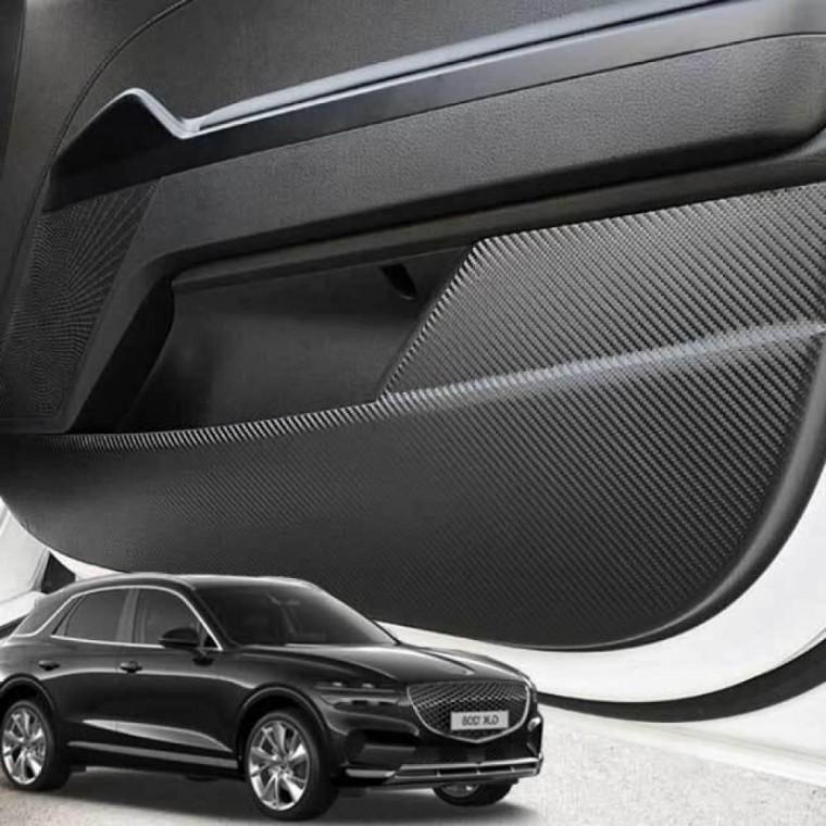 제네시스 GV70 도어 커버 카본 몰딩 튜닝 스크래치 방지 악세사리 스티커