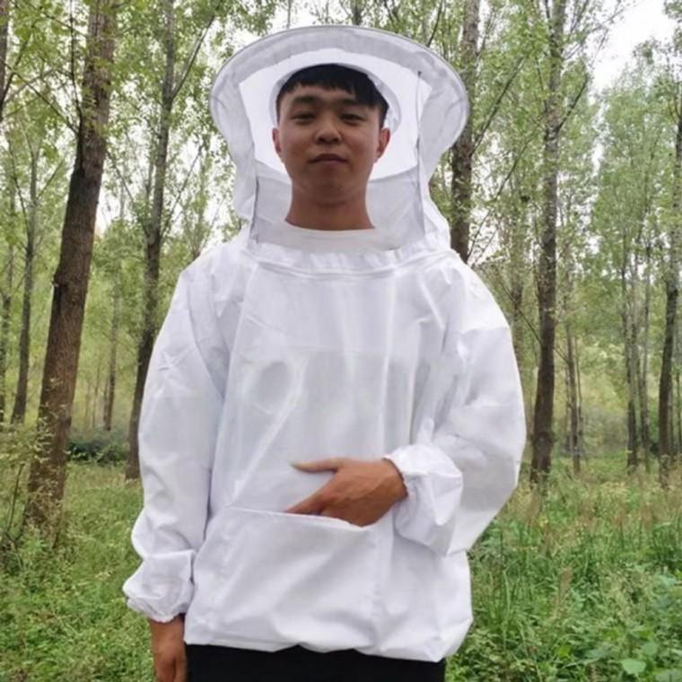 말벌 보호복 벌초 상의 양봉옷 산림 작업복 해충복 예초기앞치마 모자 양봉 벌초 작업옷 상하일체형 벌망