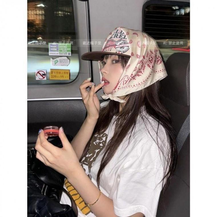 반다나 헤어 두건 수건 스카프 비니 머리띠 헤어 머리띠 반다나 손수건 스카프 두건 비니