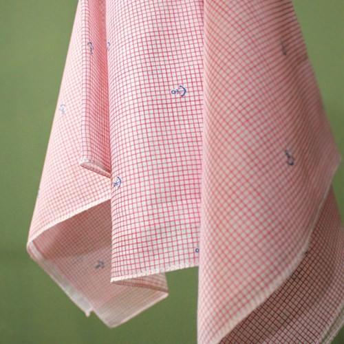 (레드 닻) 국산 면 스카프/손수건/반다나-개별포장-도매매가능-동일가격선택묶음가능
