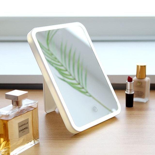 심플 인테리어 뷰티 조명 탁상거울 LED 터치 메이크업