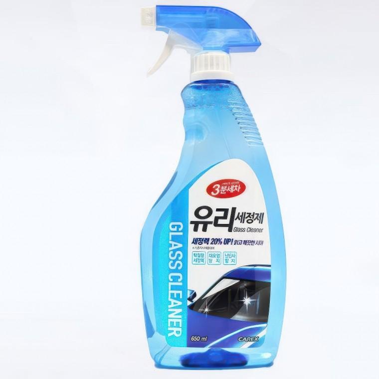 3분세차 자동차 시야확보 오염 난반사방지 유리세정제 발수 실내 거울 창