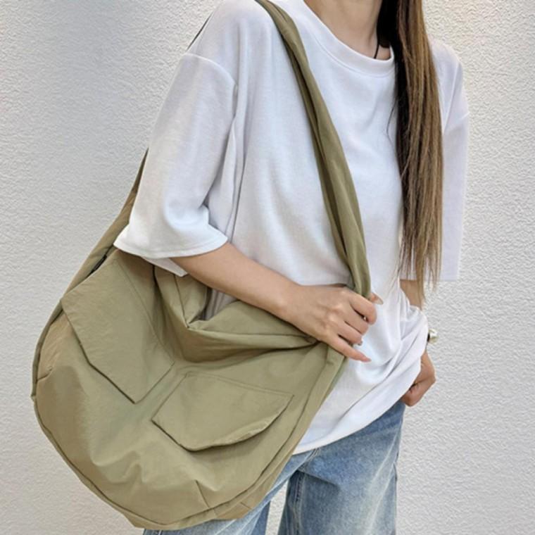 대학생 나일론 데일리 숄더 빅 여행용 가방
