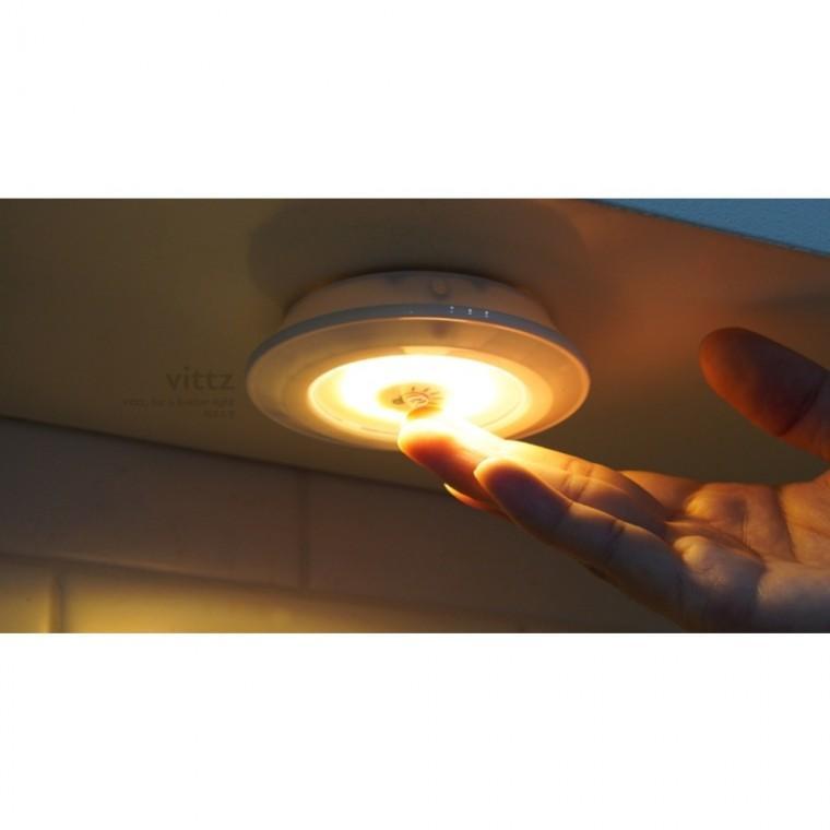 붙이는 LED 수면등 무드등 리모컨 조명
