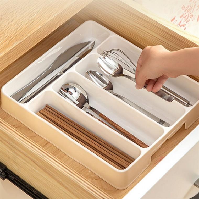 커틀러리 정리 트레이 수저보관용기 수저수납함 수저보관