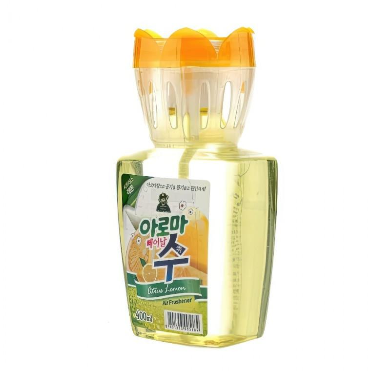 아로마수 방안 실내 냄새 악취 제거 방향제 레몬향 400ml 매장 욕실 집안