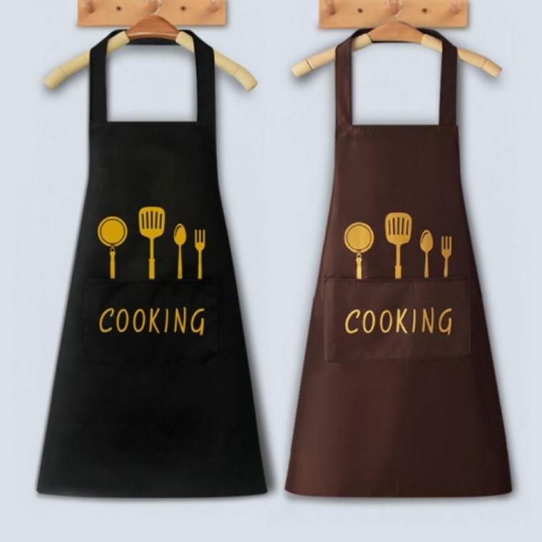 방수 에이프런 식당 조리 어린이집 심플 주방 앞치마