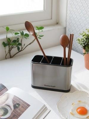 스텐 수저통 수저 보관함 주방 수납용
