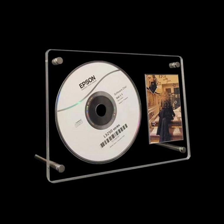 아크릴 CD 홀더 CD 1+포카1 수납 보관 거치대 CD꽂이 전시 포토카드진열 꽂이 엘범진열 CD