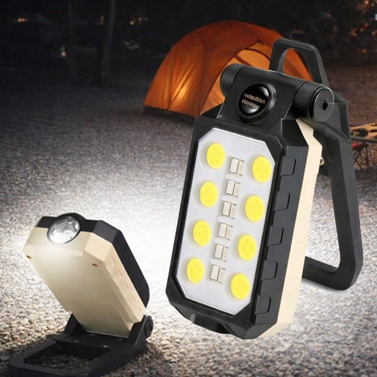 12SMD 8COB LED 멀티 야외 캠핑 조명등 랜턴 작업등 DJDW598