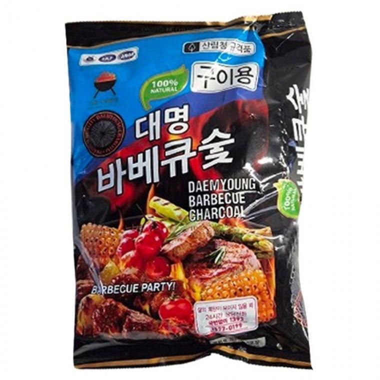 대명 구이용 바베큐숯700g 1봉지 캠핑숯 흑탄숯 참숯