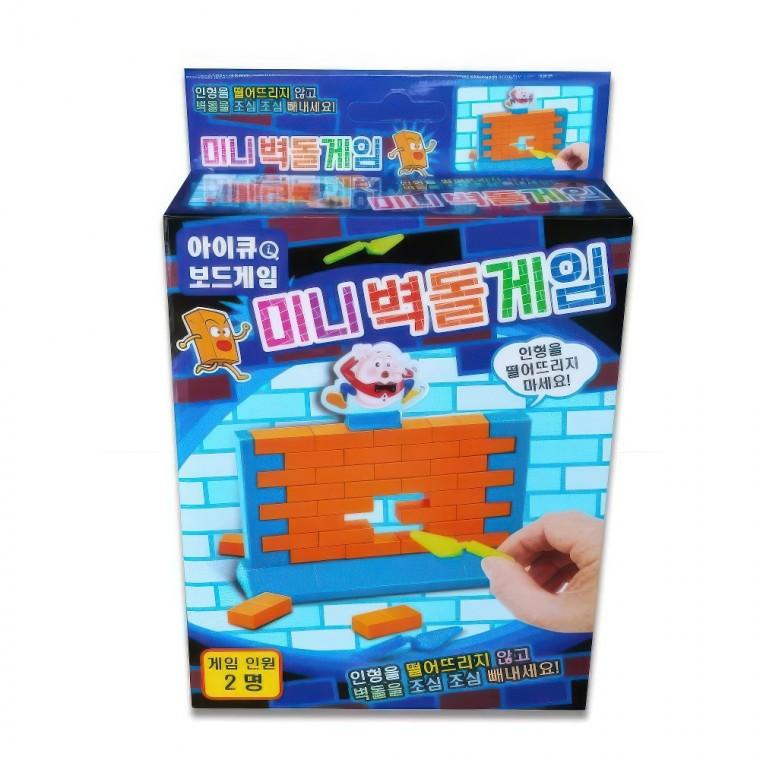 미니 벽돌 게임 가족 모임 놀이 패밀리 2인용 보드게임 카페 캠핑 실내