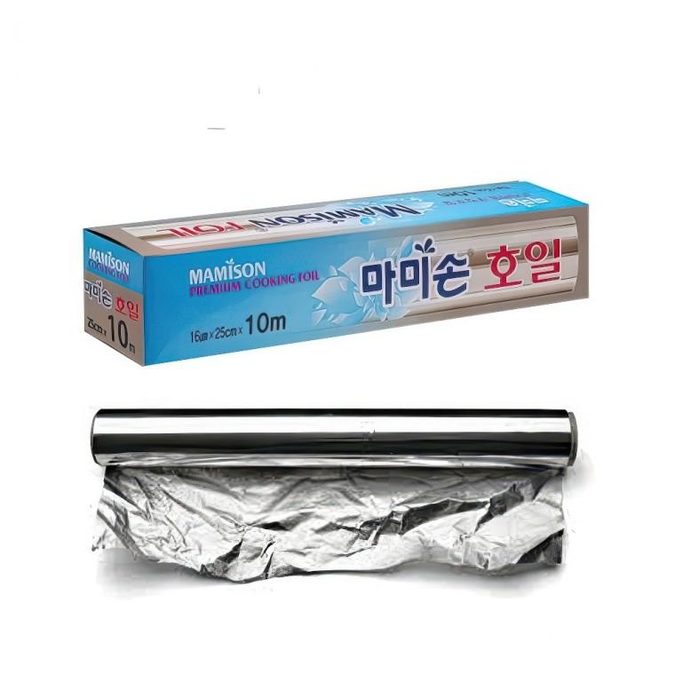 마미손 음식 보관 김밥 포장 은박 쿠킹호일 25cm 10M 접시 생선 캠핑