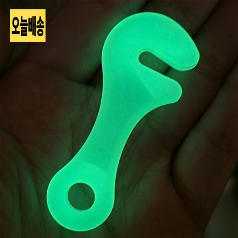 캠핑 야광 스토퍼 1P 로프스토퍼 텐트로프 텐트스토퍼