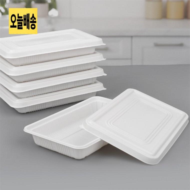 크린랩 일회용 위생도시락 5개입 간편도시락통 크린랩도시락 캠핑도시락