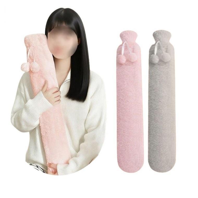 대용량 토끼털 보온물주머니 2500ml 79cm 캠핑핫팩 찜질팩