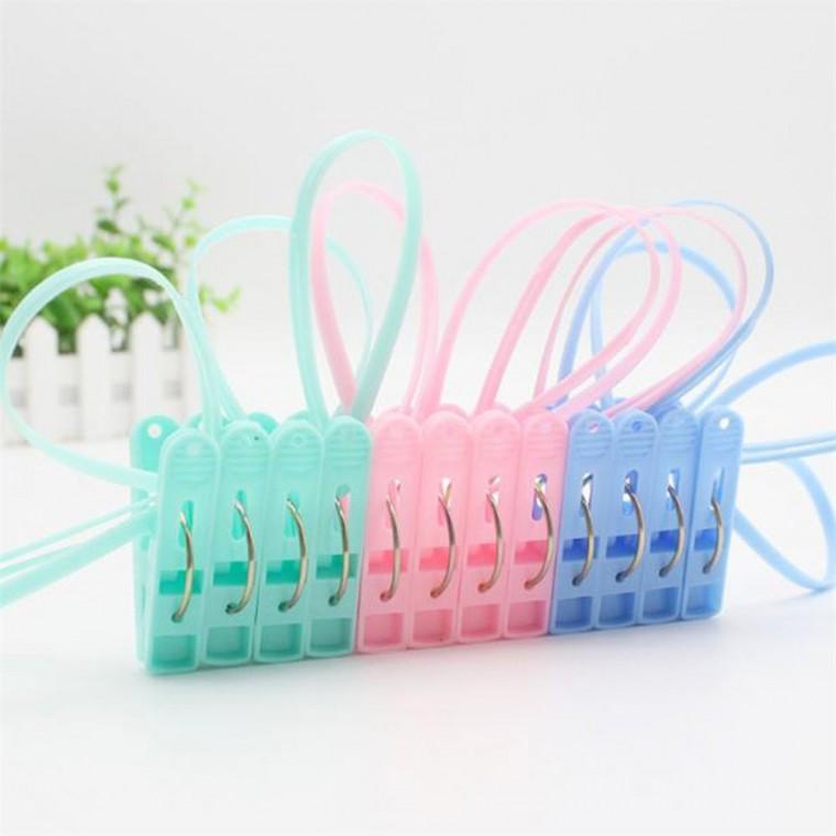 12p 걸이형 빨래집게 건조걸이 캠핑빨래집게걸이 세탁용빨래집게 욕실빨래집게