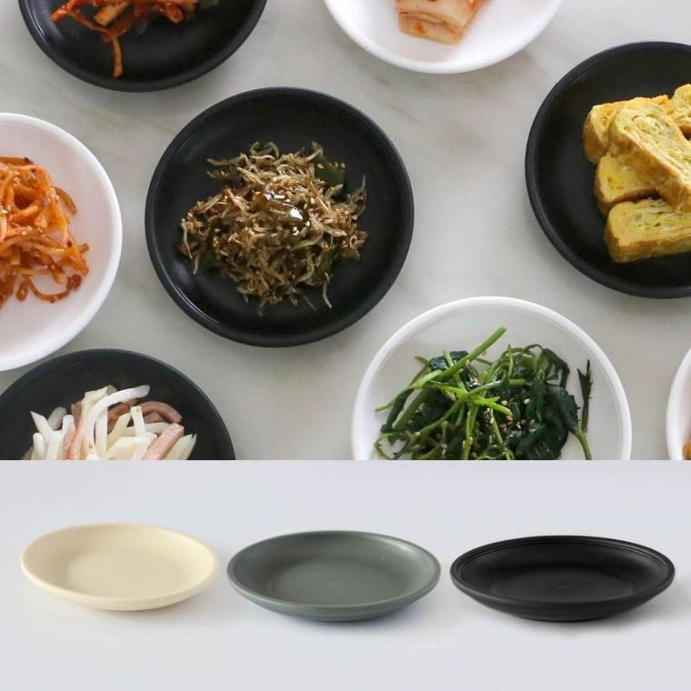 미니 원형 앞접시 10p세트 캠핑 반찬그릇 야외식기