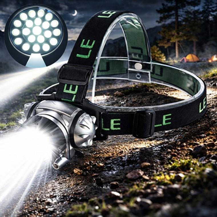 AAA LED 낚시 캠핑 조명등 랜턴 21구 헤드랜턴