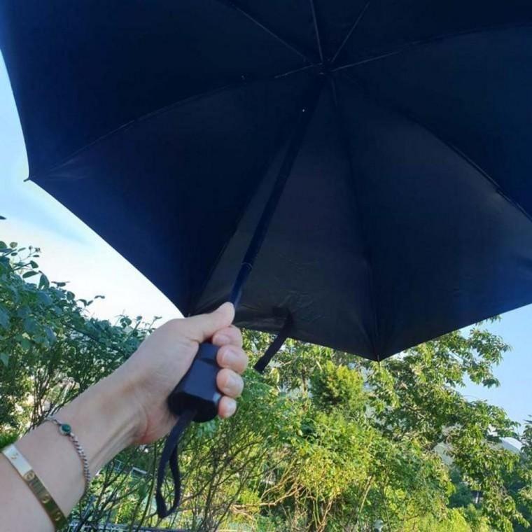 블랙 화이트 작은우산 UV 수동 3단 양산 암막 우산 삼단우산 수동우산 자외선차단우산 양산