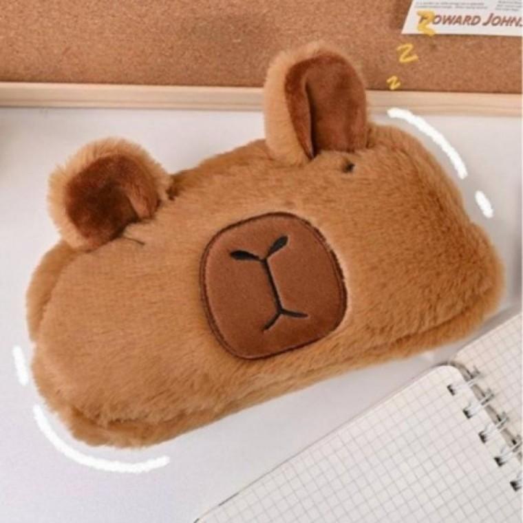 카피바라필통 중학생필통 동물인형필통 파우치필통