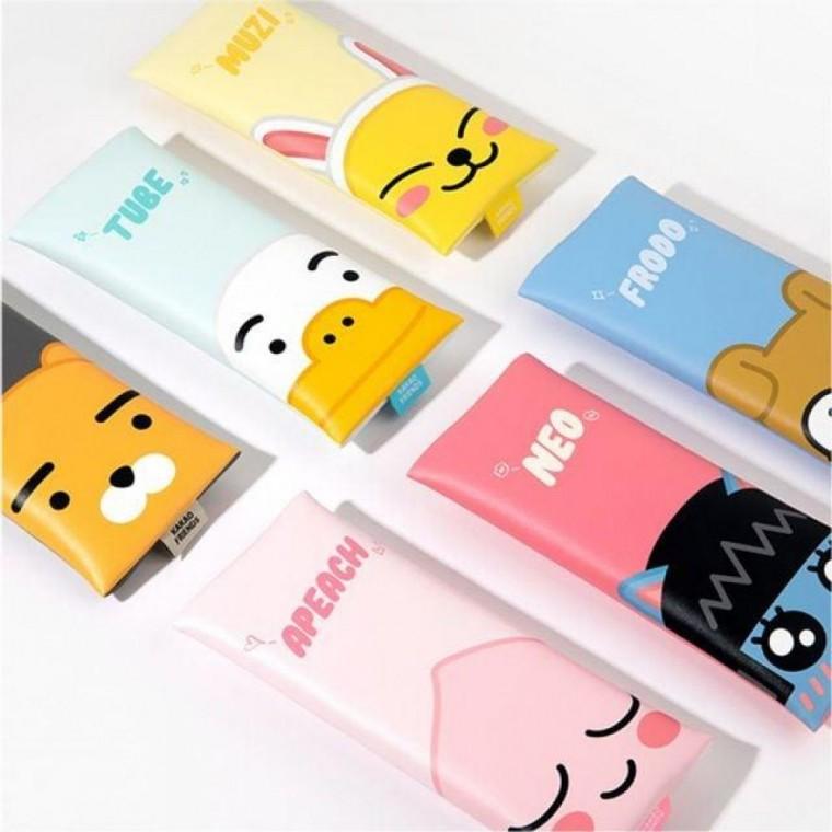 필통 플랫 NEW 초등 입학 화장품 학생 중등 카카오프렌즈