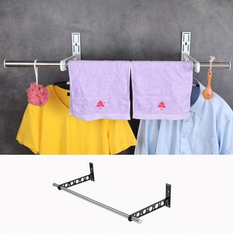 알루미늄 접이식 창틀 빨래건조대 블랙 89cm 세트 이불 건조 봉 창문 접이식 창틀 대 미니 소형